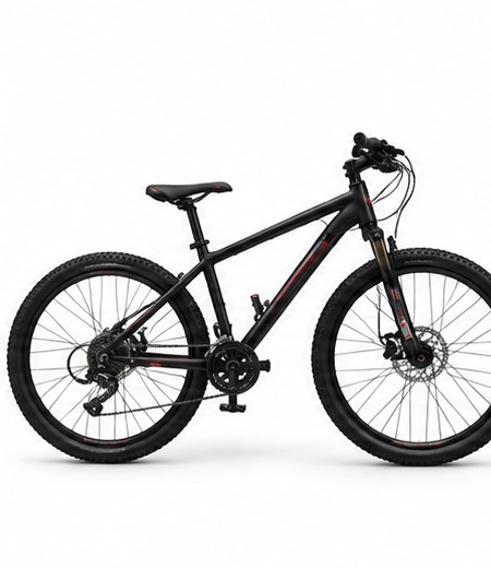 블랙 MTB 자전거
